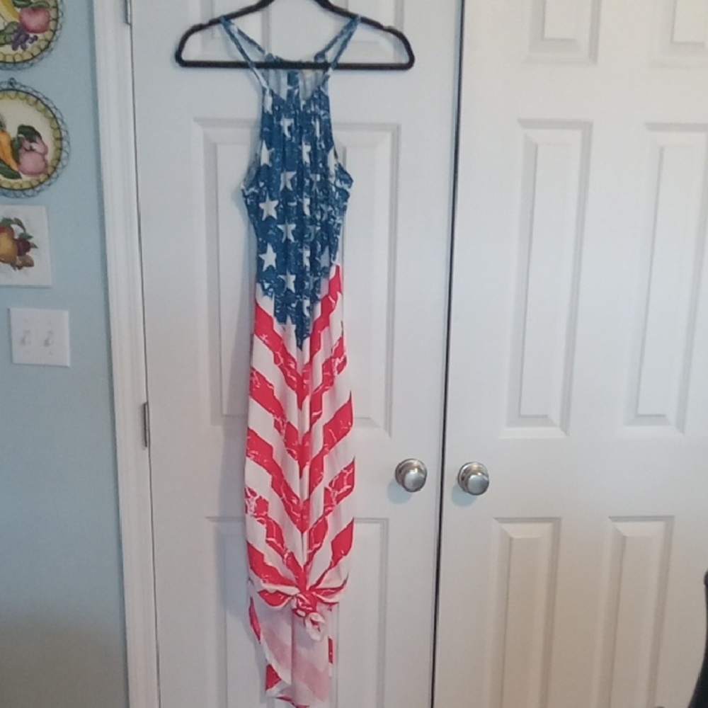 Women's Stars and Stripes Maxi Dress